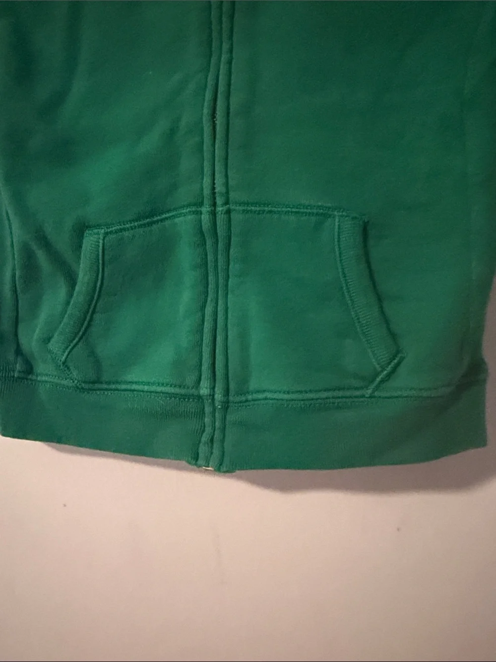 Ralph Lauren Emerald Green Zip Hoodie with Polo Pony